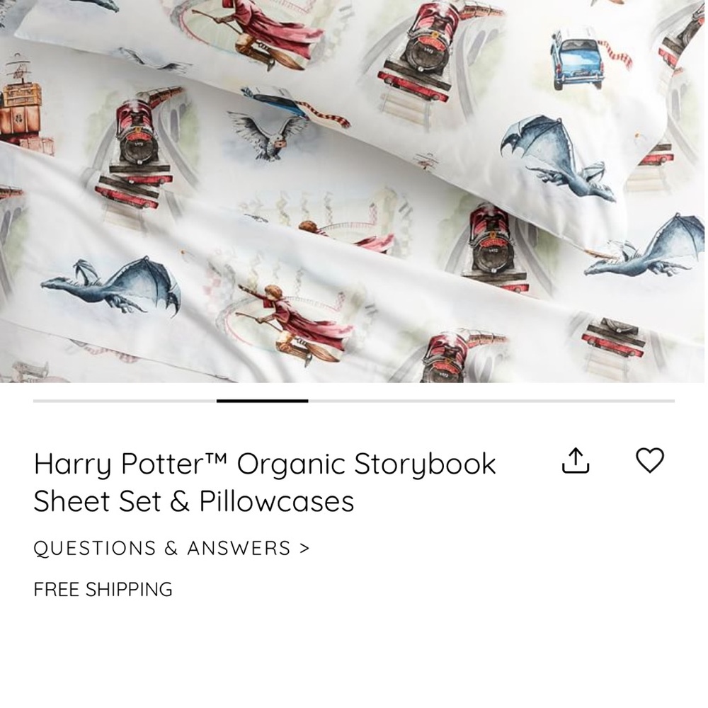 Warner Bros. Organic Storybook Sheet Set & Pillowcases - Multicolor